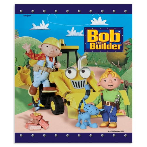 NEW  ~BOB THE BUILDER ~  8 LOOT BAGS PARTY SUPPLIES